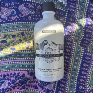 Beekman 1802 Pure Goat Milk Hand & Body Wash Unscented 12.5oz USA Made NEW A6